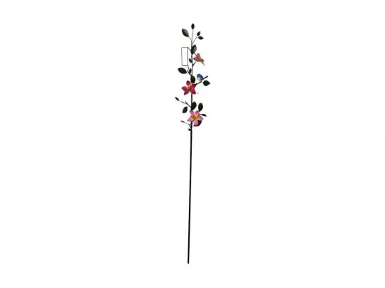 Tuteur pluviomètre fleuri 7 x 19 x 168 cm