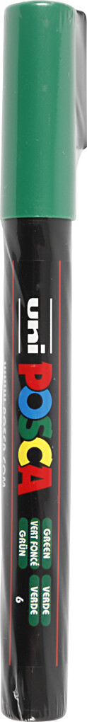 Posca Tusch - Nr. Pc-3M - Tykkelse 0,9-1,3 MM - Grøn