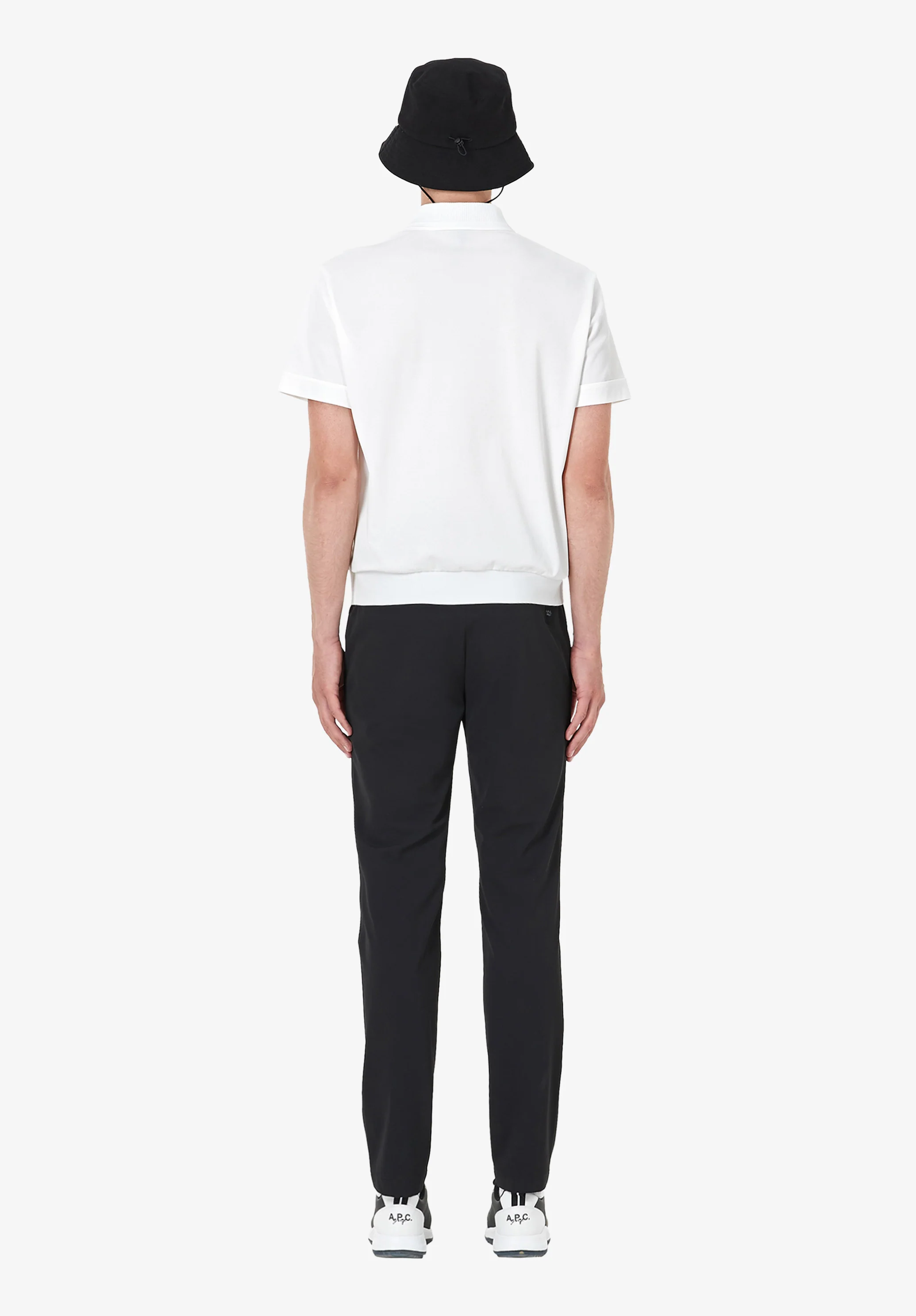Pantalon droit ajusté - Noir