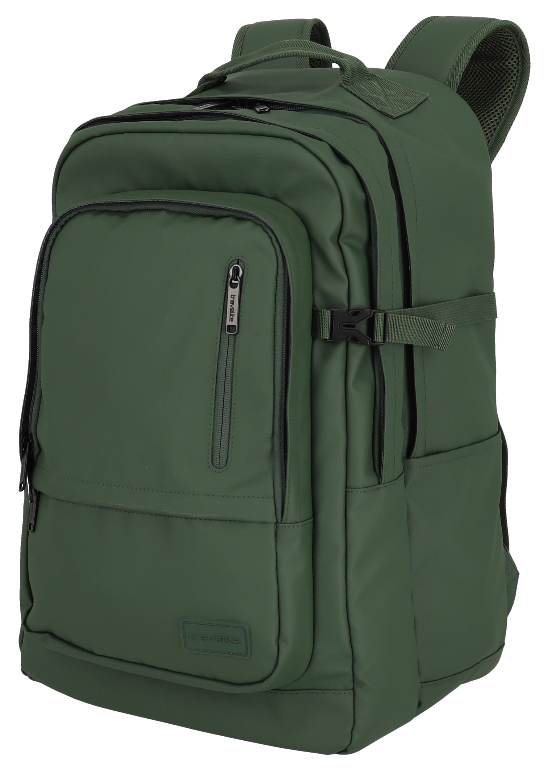 travelite Freizeitrucksack »BASICS Rucksack Plane« Schulrucksack Arbeitsrucksack Reiserucksack mit 15,6 Zoll Laptopfach