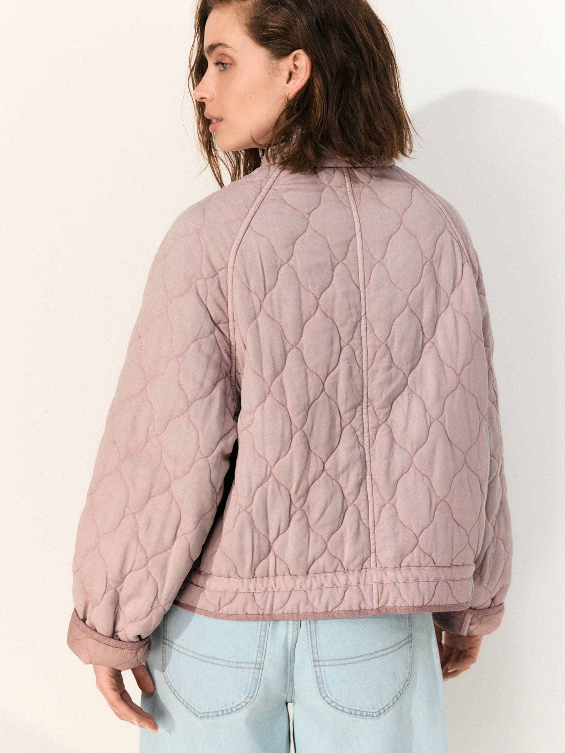 Roze - Gewatteerd jack