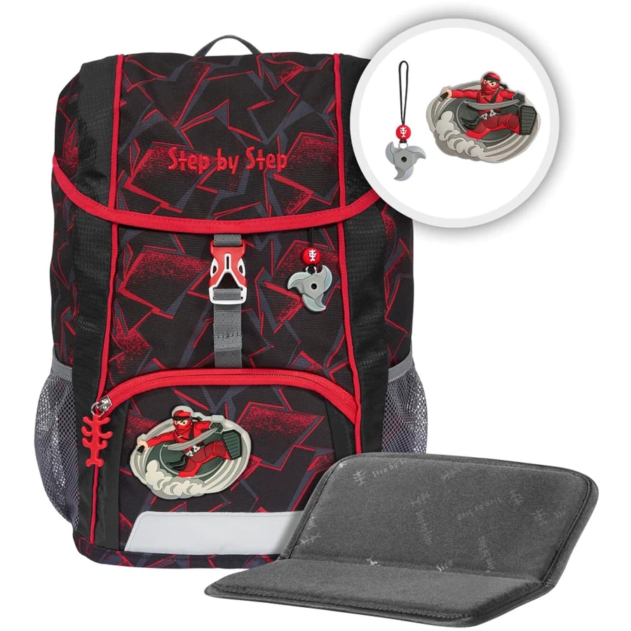 Step by KID - Rucksack-Set 3tlg. 35 cm Ninja Yuma