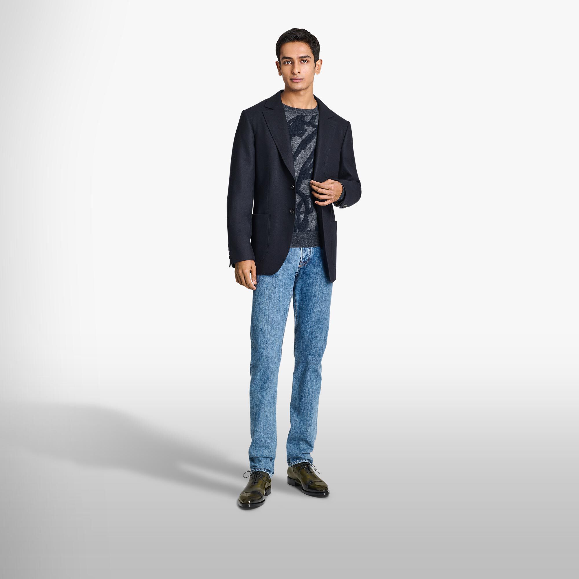 Veste En Cachemire Stretch