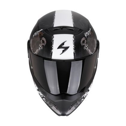Casque Scorpion Exo COVERT FX - SKULLZ - Noir / Gris