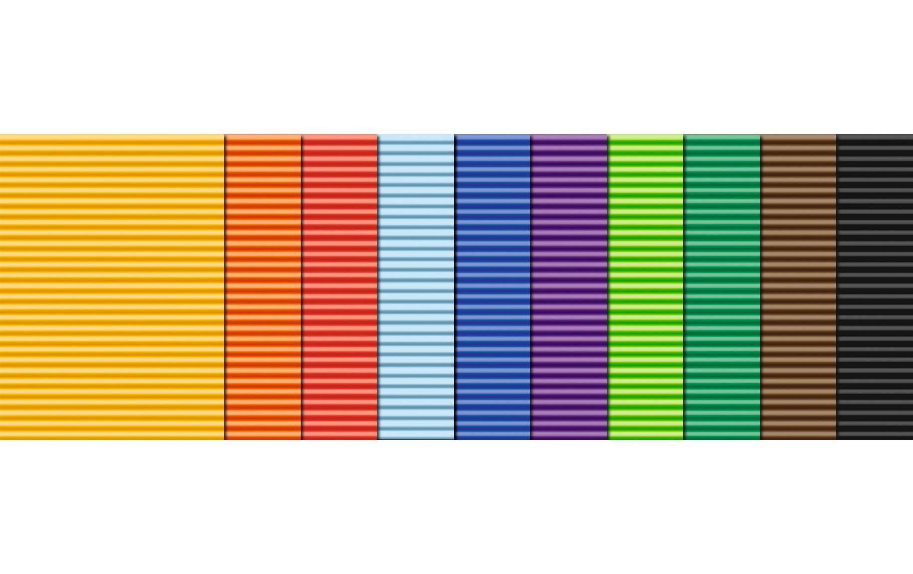 Wellpapier Feinwellpappe 300 g/m² 23 x 33 cmWellpapier für diverse Bastelarbeiten