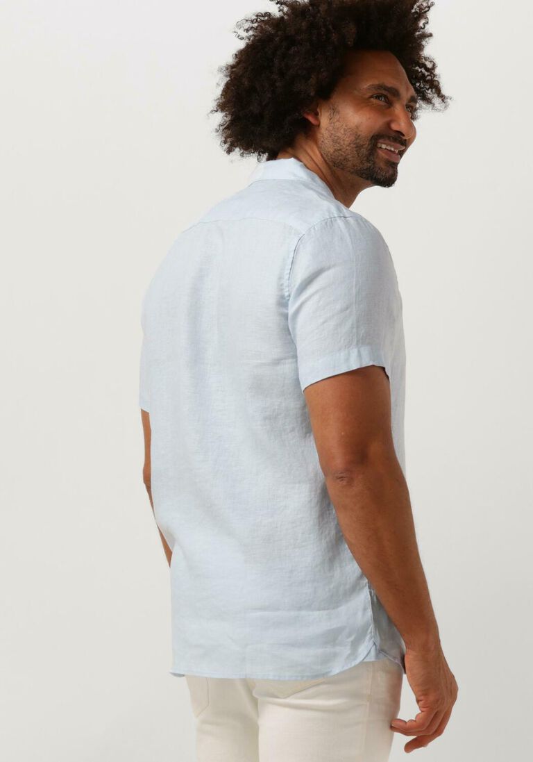 DSTREZZED blauwe dstrezzed casual overhemd ds_colter resort shirt