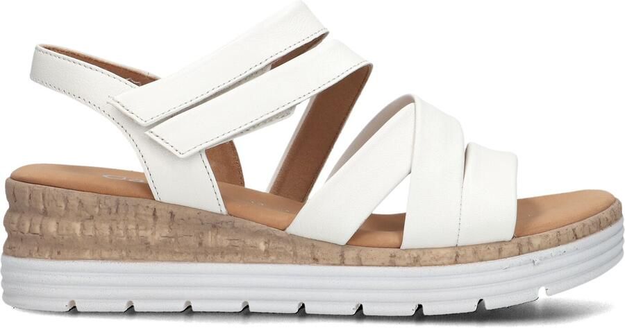 GABOR Sandalen met Hak Dames 702.2 Maat: 38 Materiaal: Leer Kleur: Wit