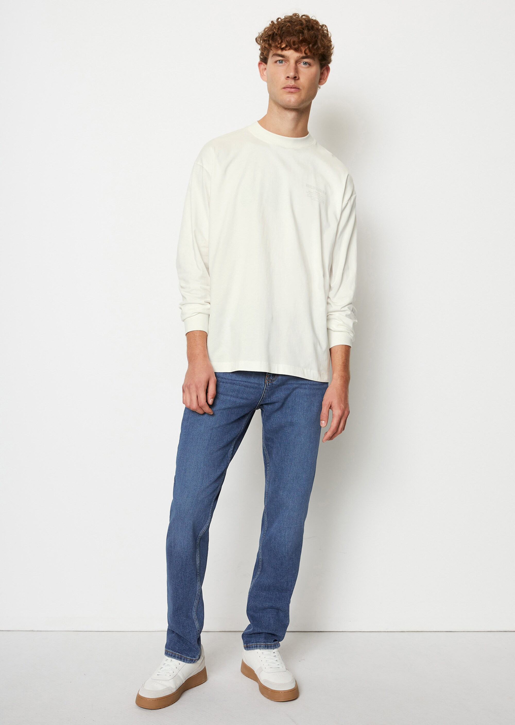 Longsleeve oversized mit Front- und Back-Print
