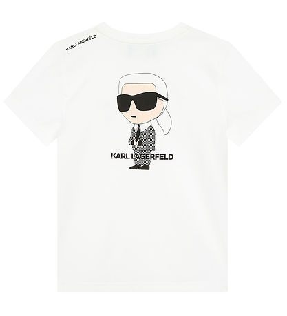 Karl Lagerfeld T-shirt - Hvid m. Print