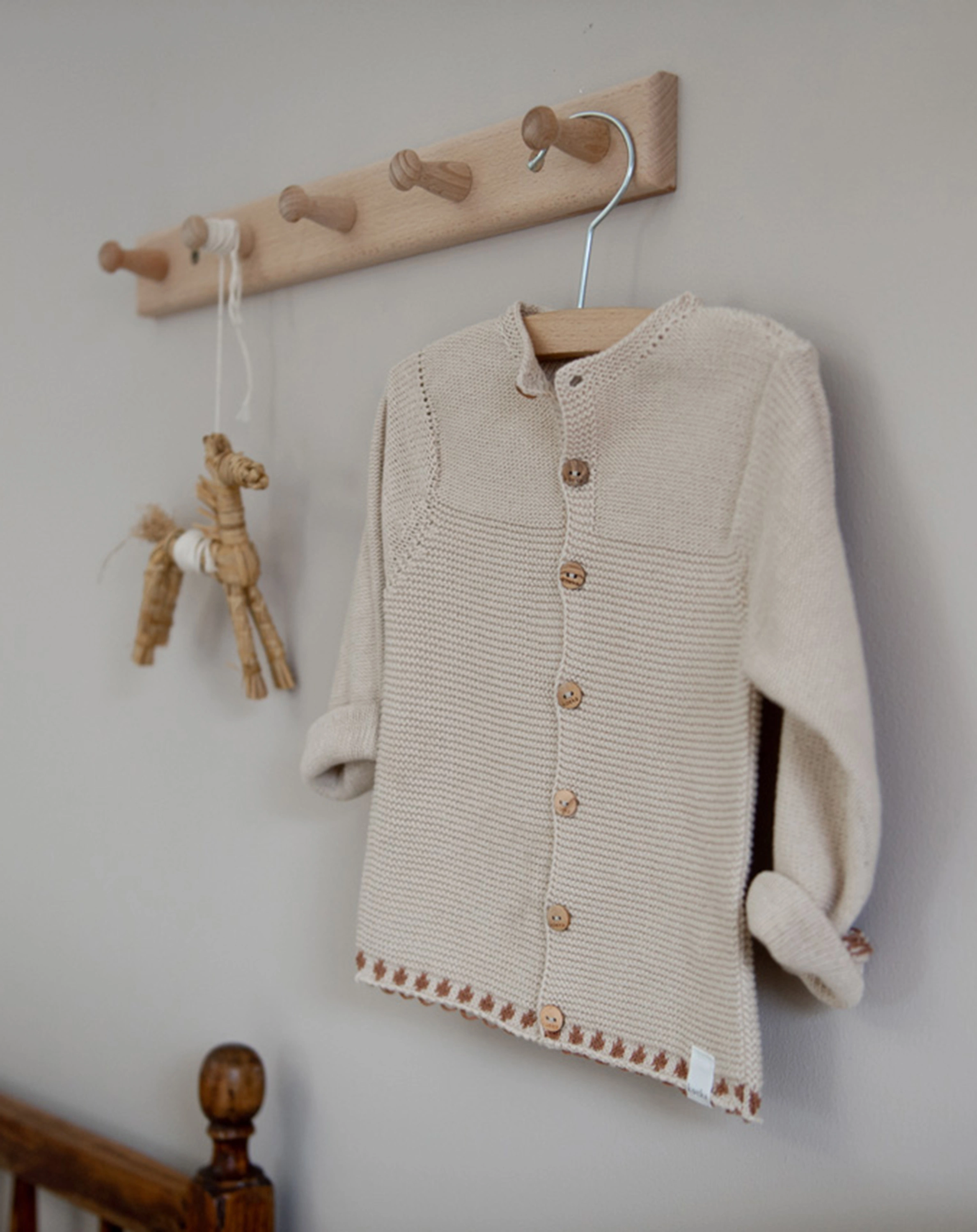 Cardigan LALINDE in sand