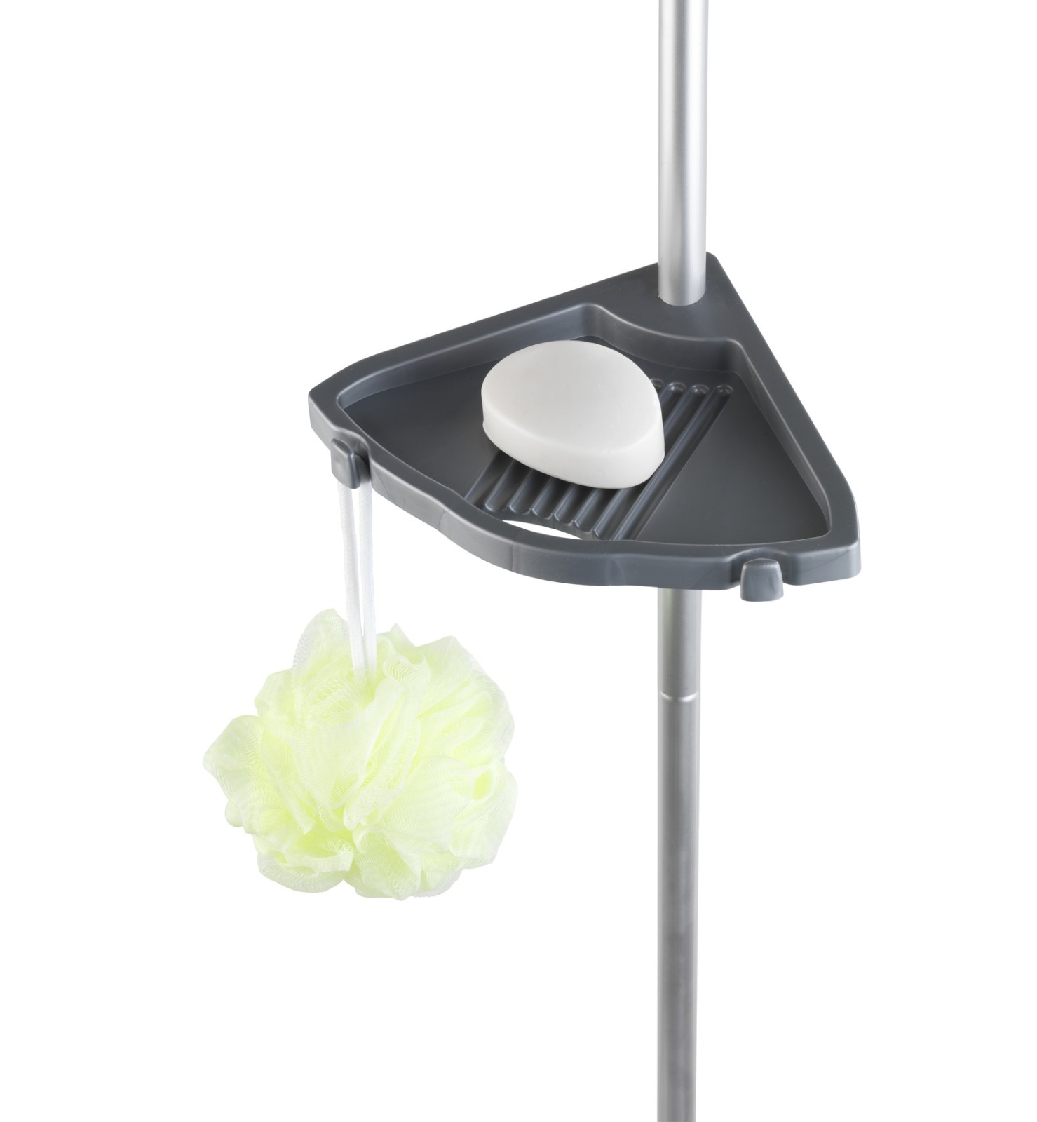 WENKO Teleskop-Duschregal EASY - silber
