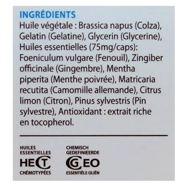 Cápsulas Pranarom Allergoforce Comfort para Olhos e Nariz - 30 cápsulas