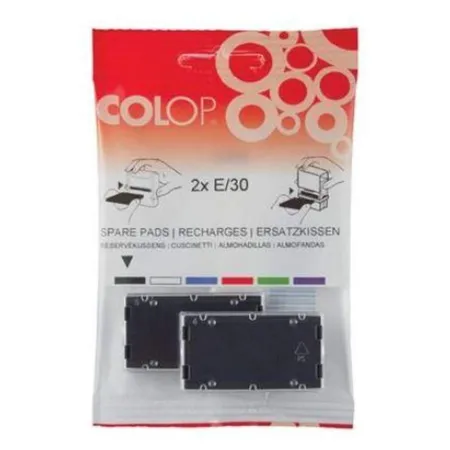 Colop Ersatzstempelkissen E/200/2, blau/rot, Doppelpack