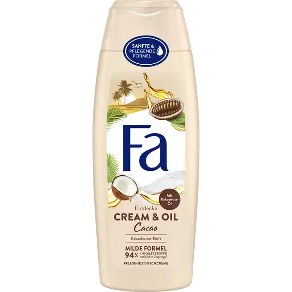 Pflegende Duschcreme Cream & Oil Cacao
