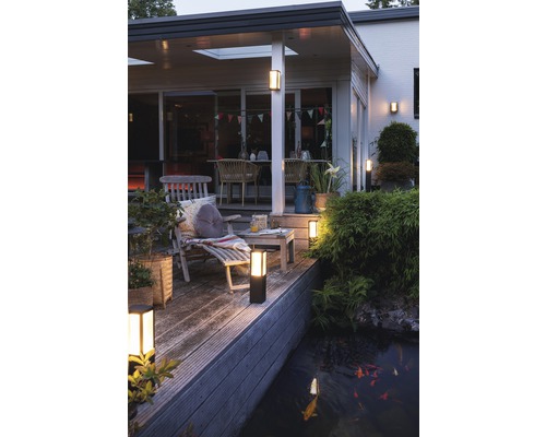 Philips Hue LED-padverlichting Impress White & Color Ambiance 8W 1200 lm Zwart H 770 mm - Compatibel met SMART HOME van Hornbach