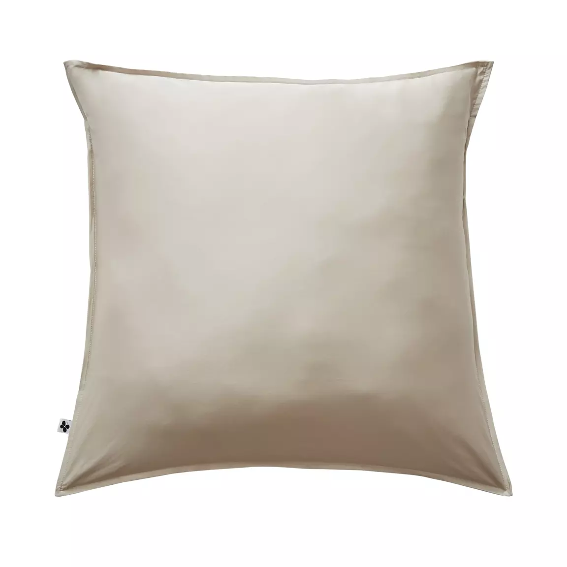 Taie d'oreiller carrée satin de bambou (63 x 63 cm) Salomé Beige