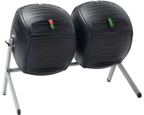 Dubbele composteerder 380 liter inclusief stalen frame