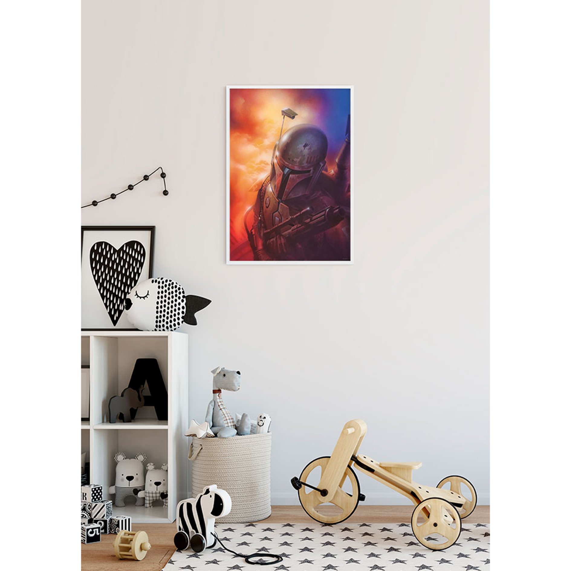 Wandbild STAR WARS CLASSIC MANDALORIAN - 50x70 cm