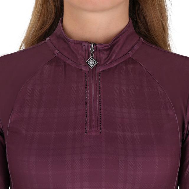 Trainingsshirt QHP Zahra Donkerrood