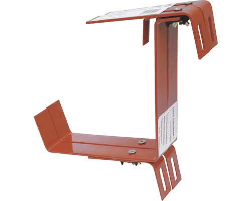 Bloembakhouder type E voor balustrades terracotta
