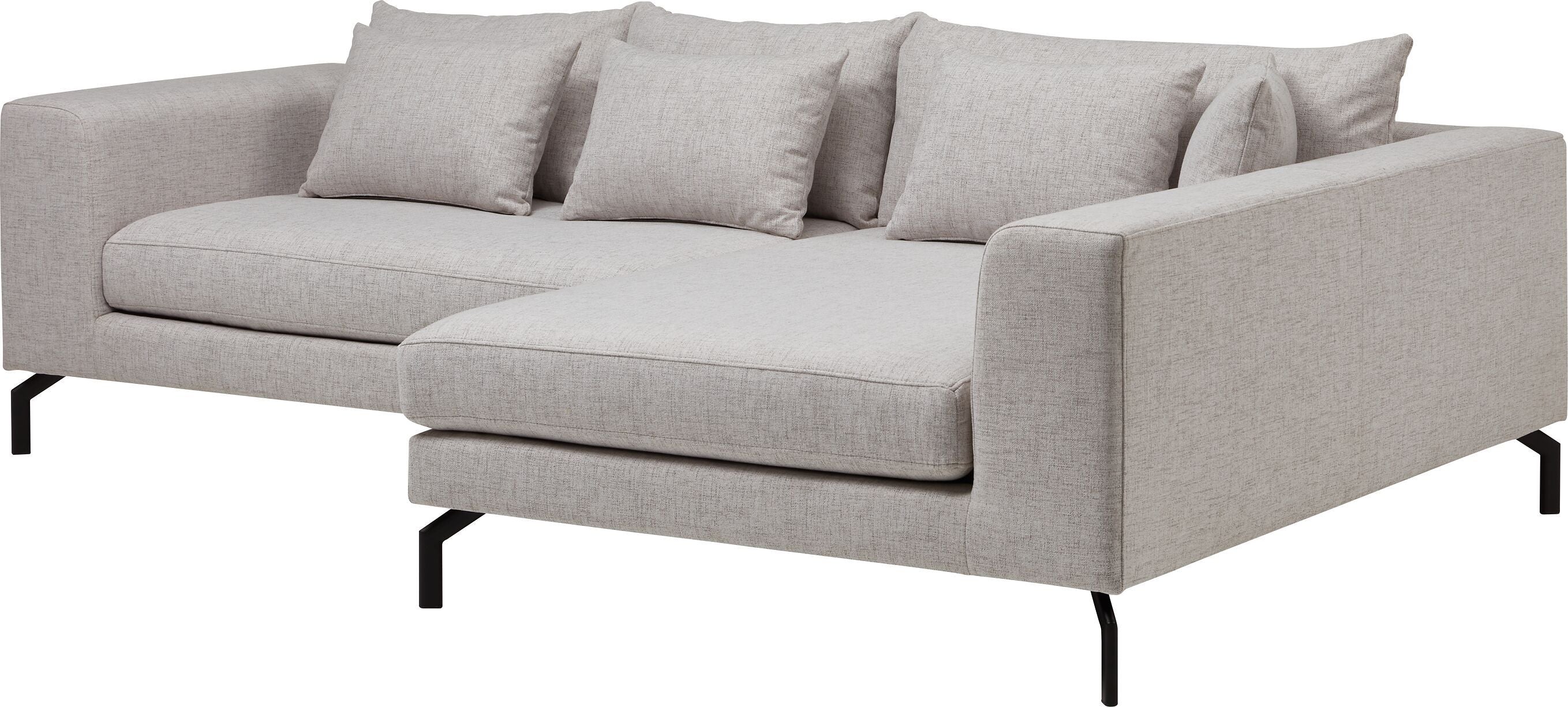 CUNO Ecksofa - Hellgrau / B: 280.0 cm x T: 171.0 cm x H: 80.0 cm