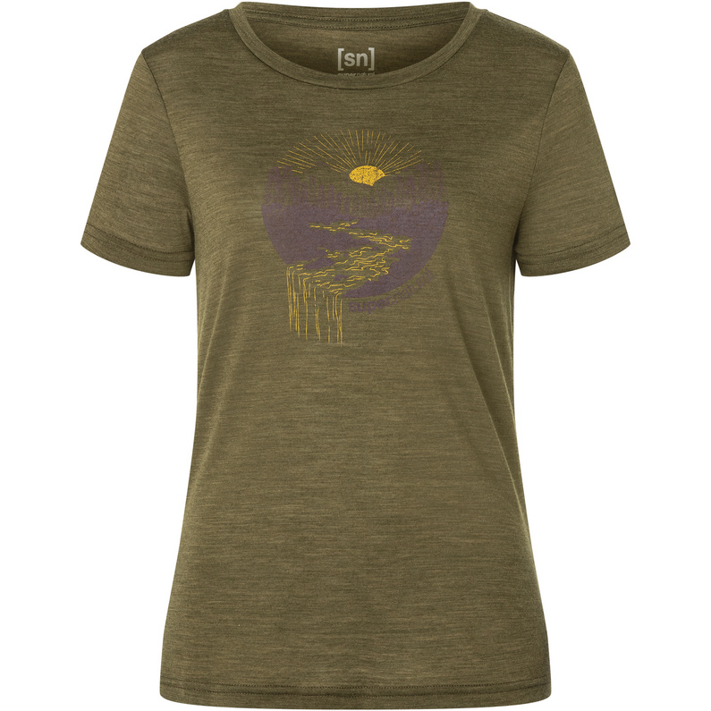 Super.Natural Damen Waterfall T-Shirt