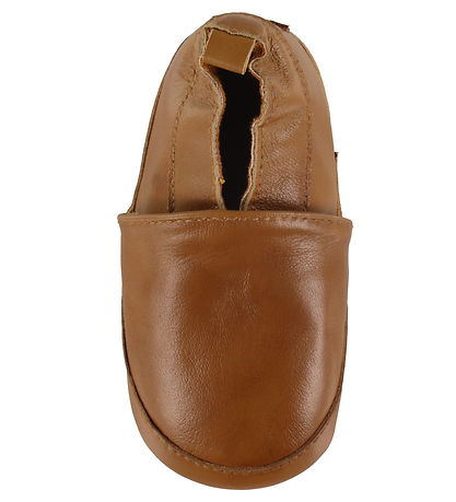 Melton Hausschuhe - Solid Leather - Kognac
