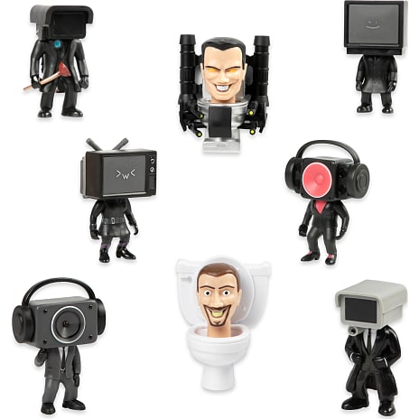 Skibidi toilet mystery figurer Coll serien - flere varianter - assorteret