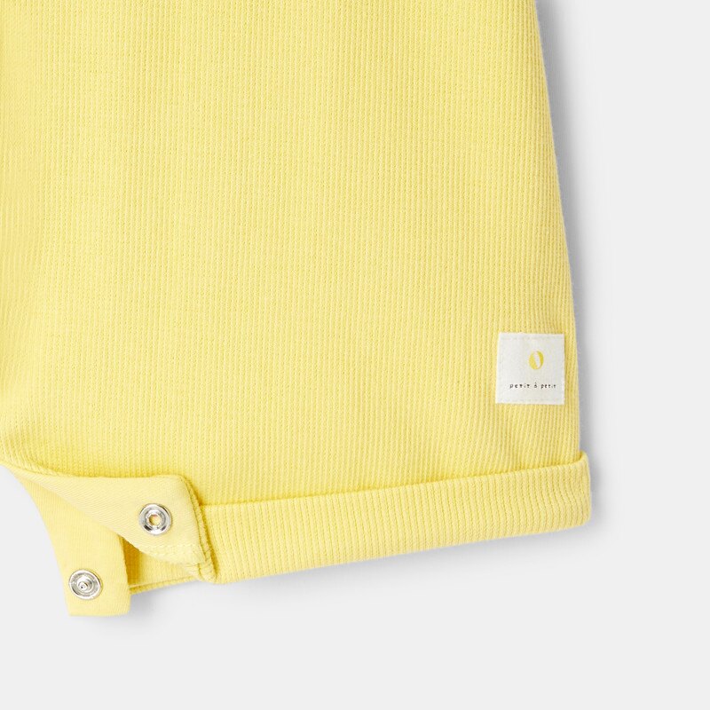 Pyjama court en coton jaune naissance Absorba Jaune