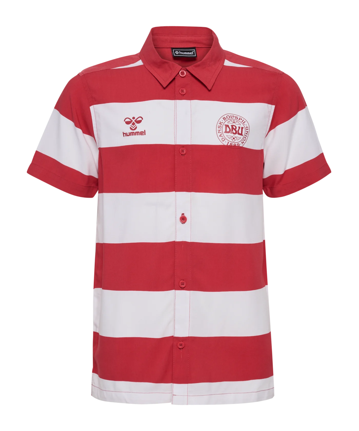 Hummel Dänemark Fanshirt Kids Rot Weiss F3681