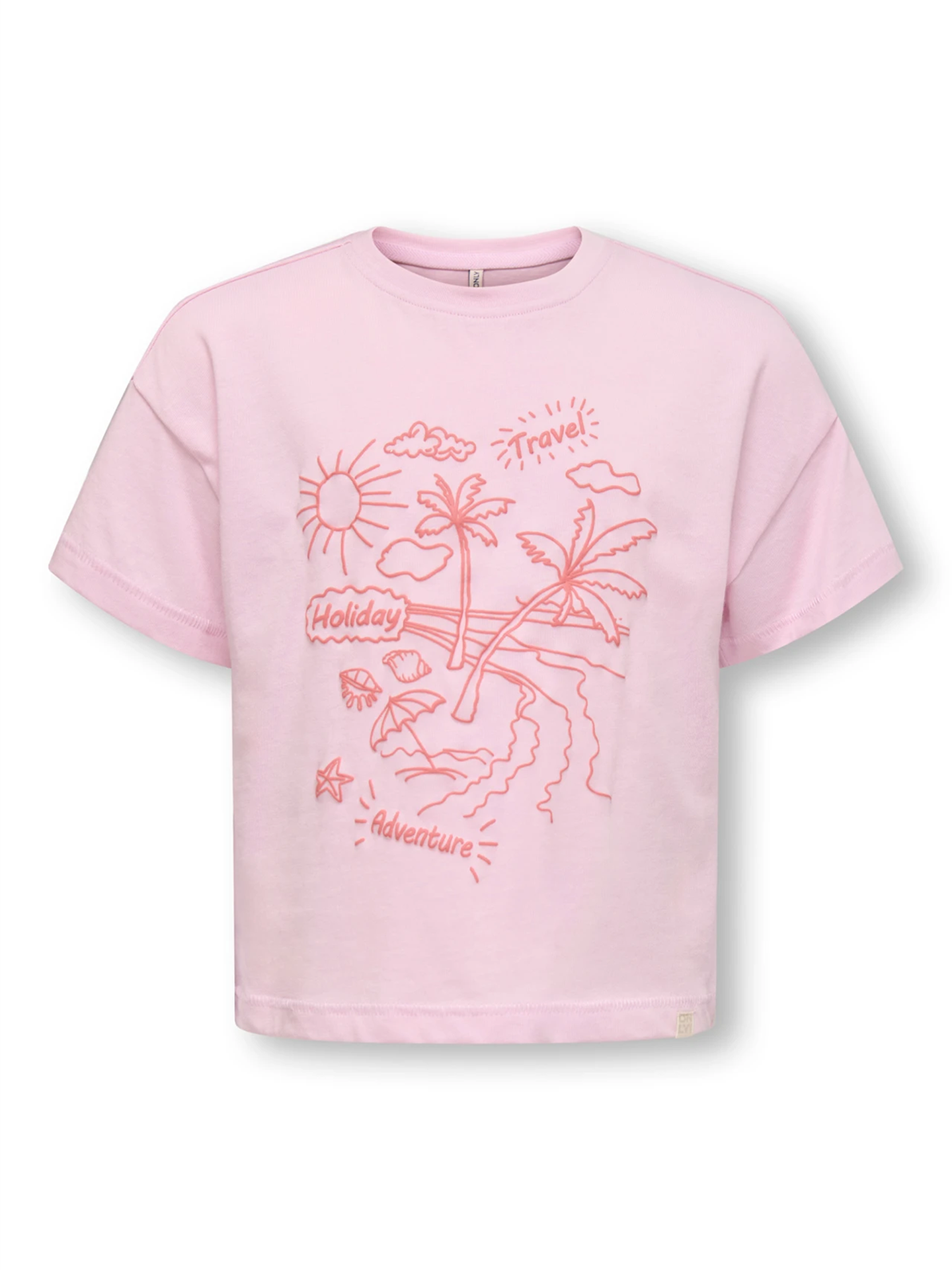 Vacay Life Short Sleeve Loose Printed Tee Junior