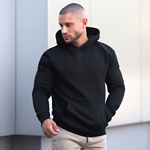 Sweat Capuche Molleton 2497 Noir