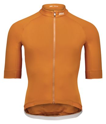 Maillot Manches Courtes Poc Thermal Lite Marron
