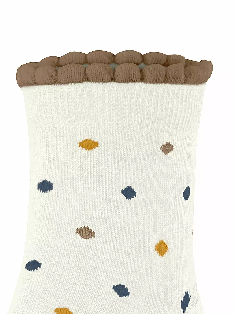 FALKE Kinder Socken MULTIDOT off-white weiss