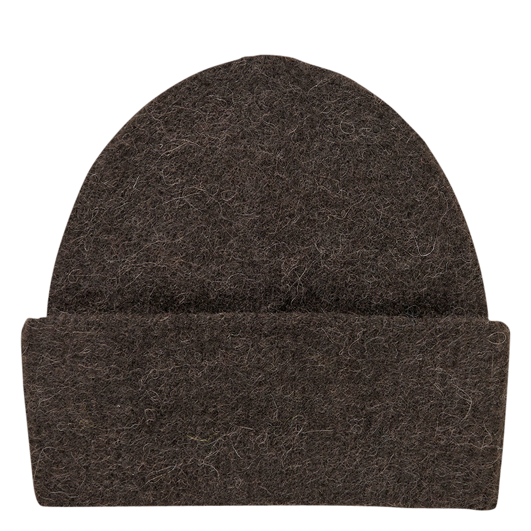 Bonnet en laine mélangée | Marron