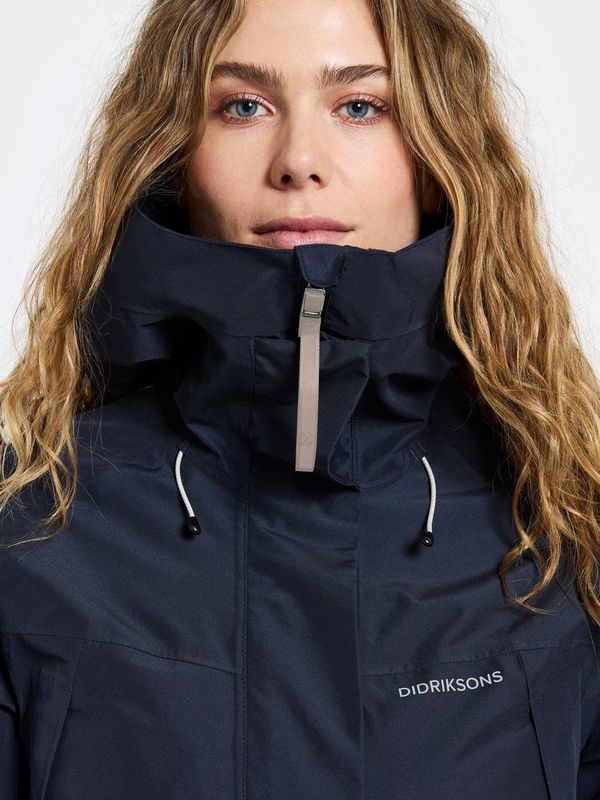 Didriksons - Ilma Parka 8 - Lange Jas - Blauw - Waterdicht
