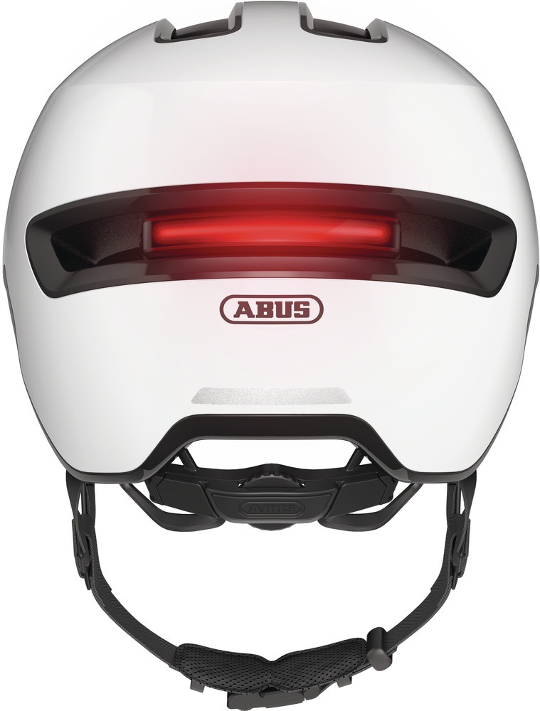 ABUS HUD-Y ACE cykelhjelm LED Shiny White
