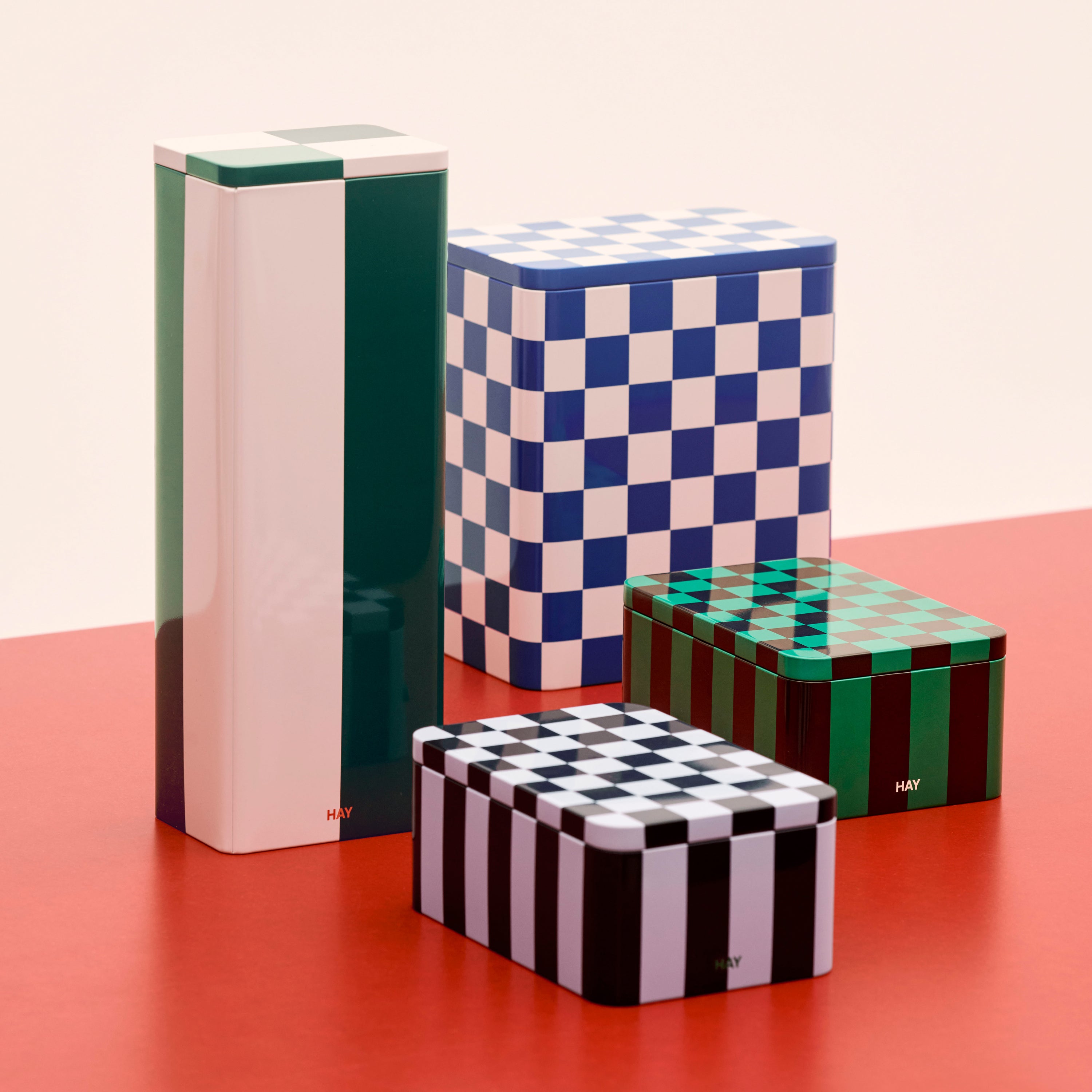HAY Tin Voorraadblik Small - Green / Blue