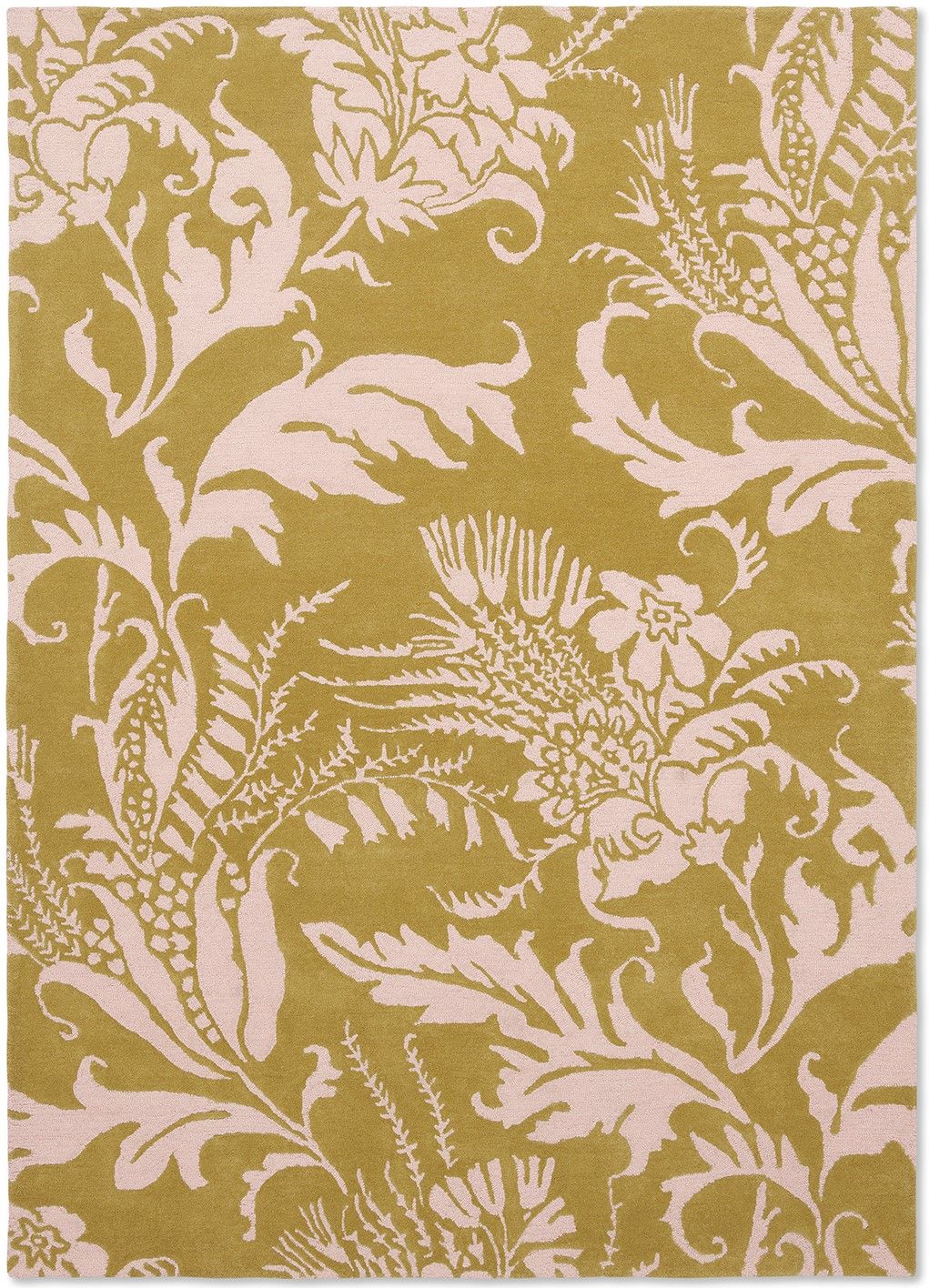 Vloerkleed Yellow 192906 Baroque