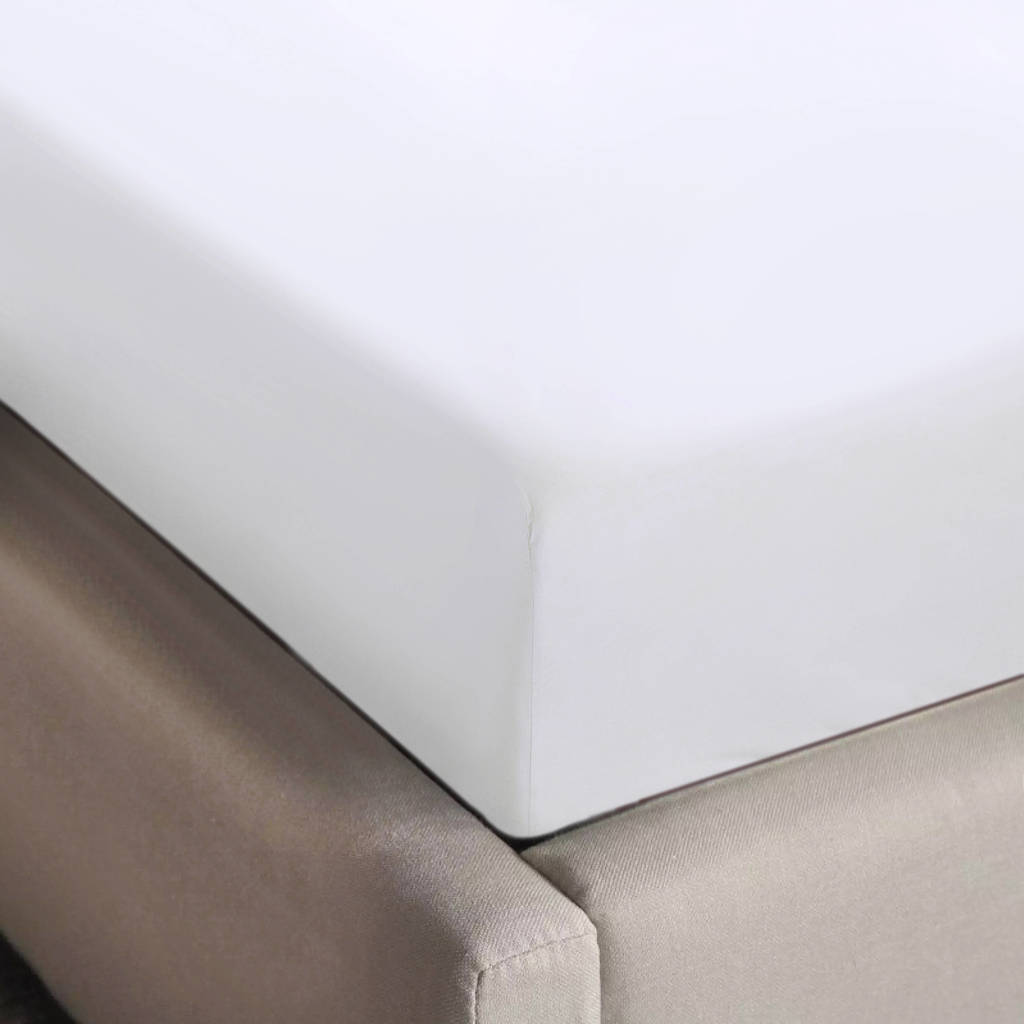 wieg hoeslaken jersey 40x80 wit