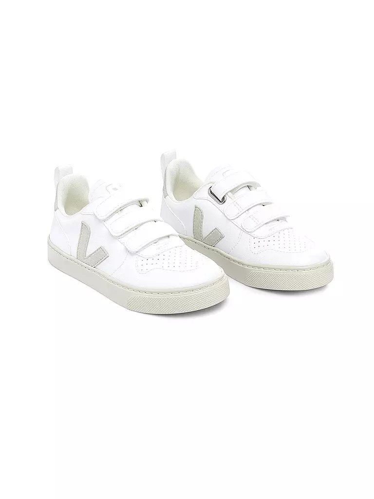 VEJA Jungen Sneaker V-10 weiss