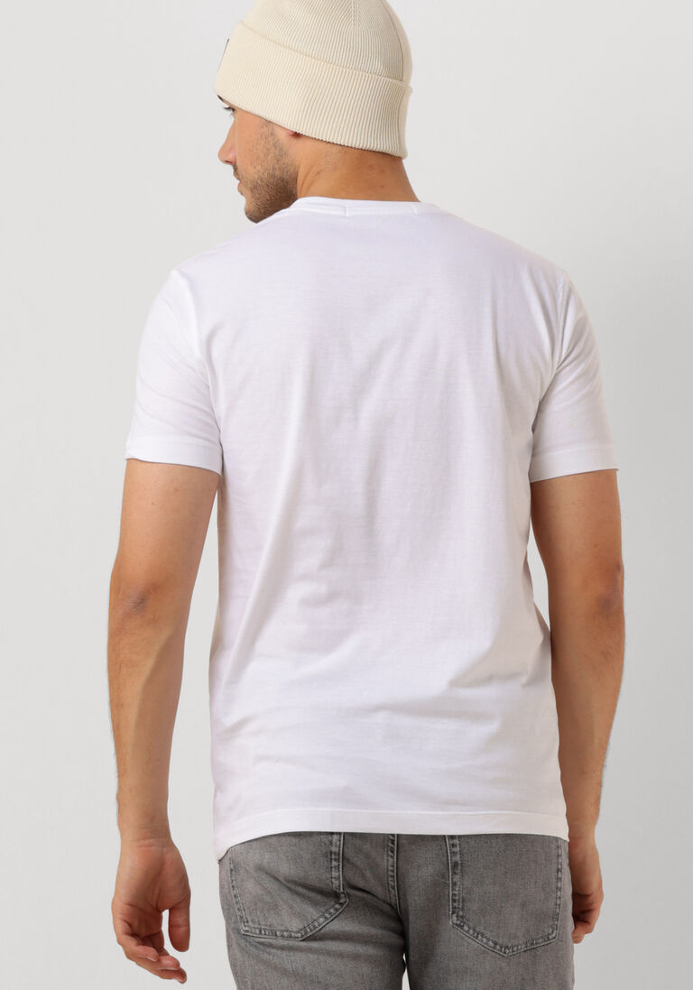 CALVIN KLEIN witte calvin klein t-shirt ck essential slim te