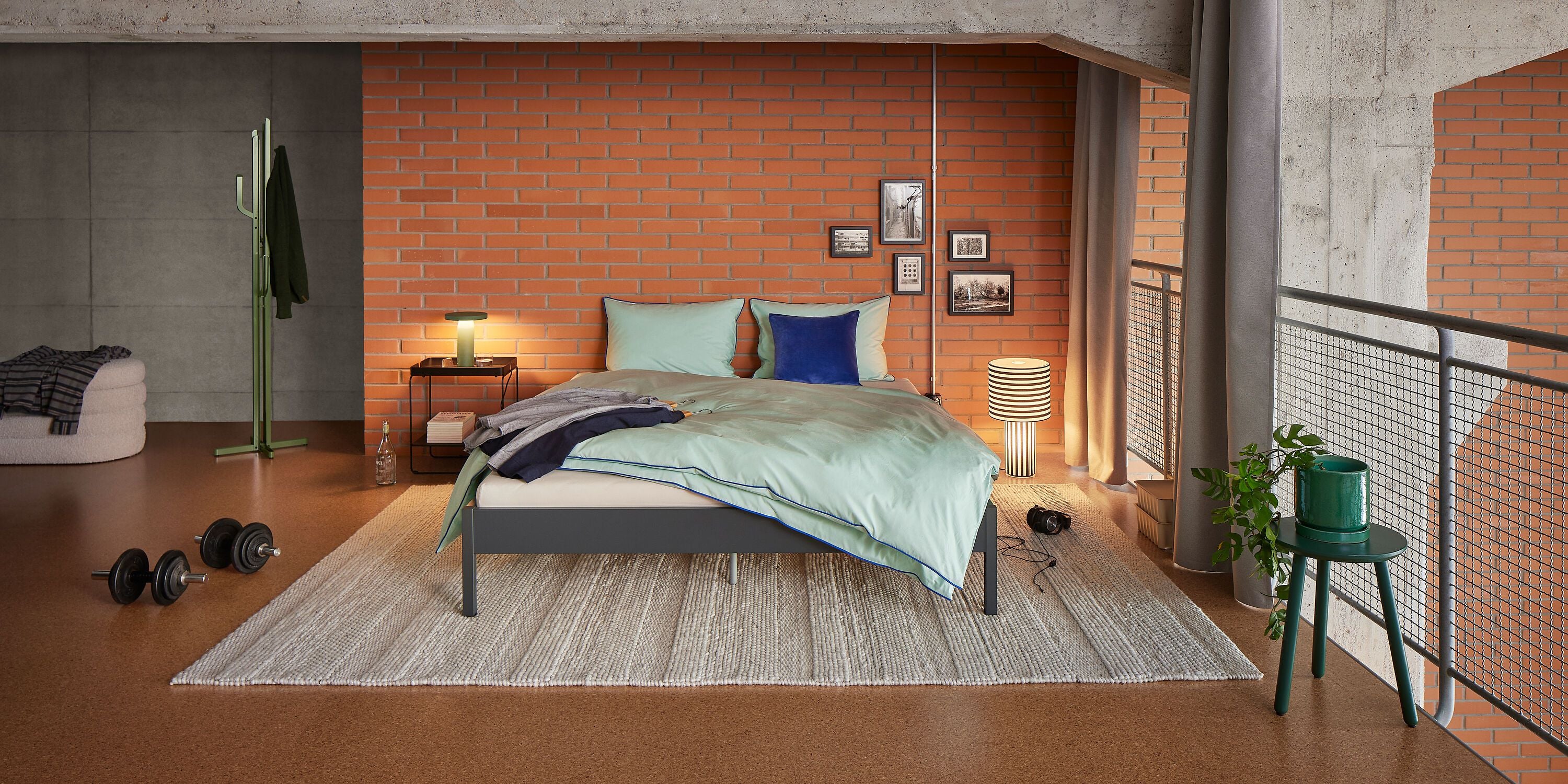LIYA Polsterbank - Creme / B: 111.5 cm x T: 46.0 cm x H: 47.0 cm
