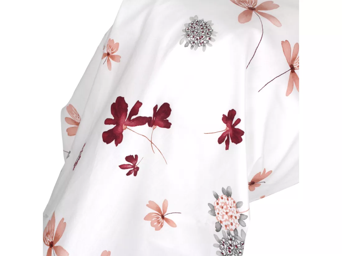 Taie de traversin 140x43 cm Percale pur coton PETITE FOLIE Rouge