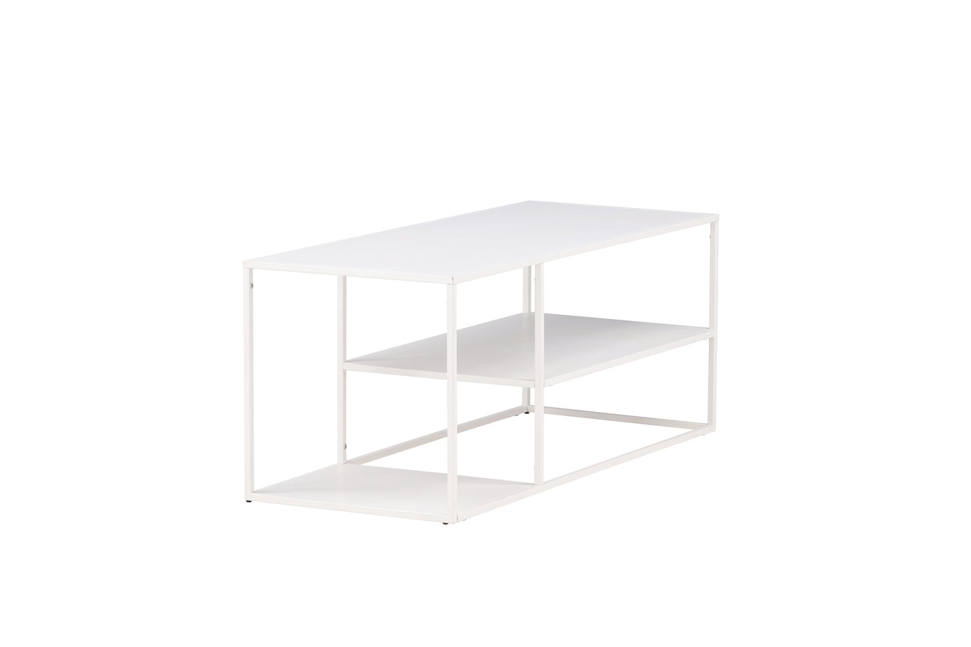 FjÃ´rd - Salontafel Wit 120cm - Staal