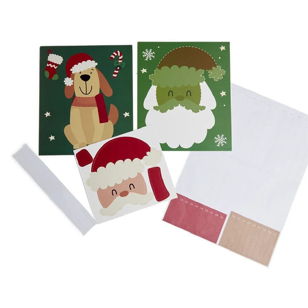 Carte de Noël à confectionner x2
