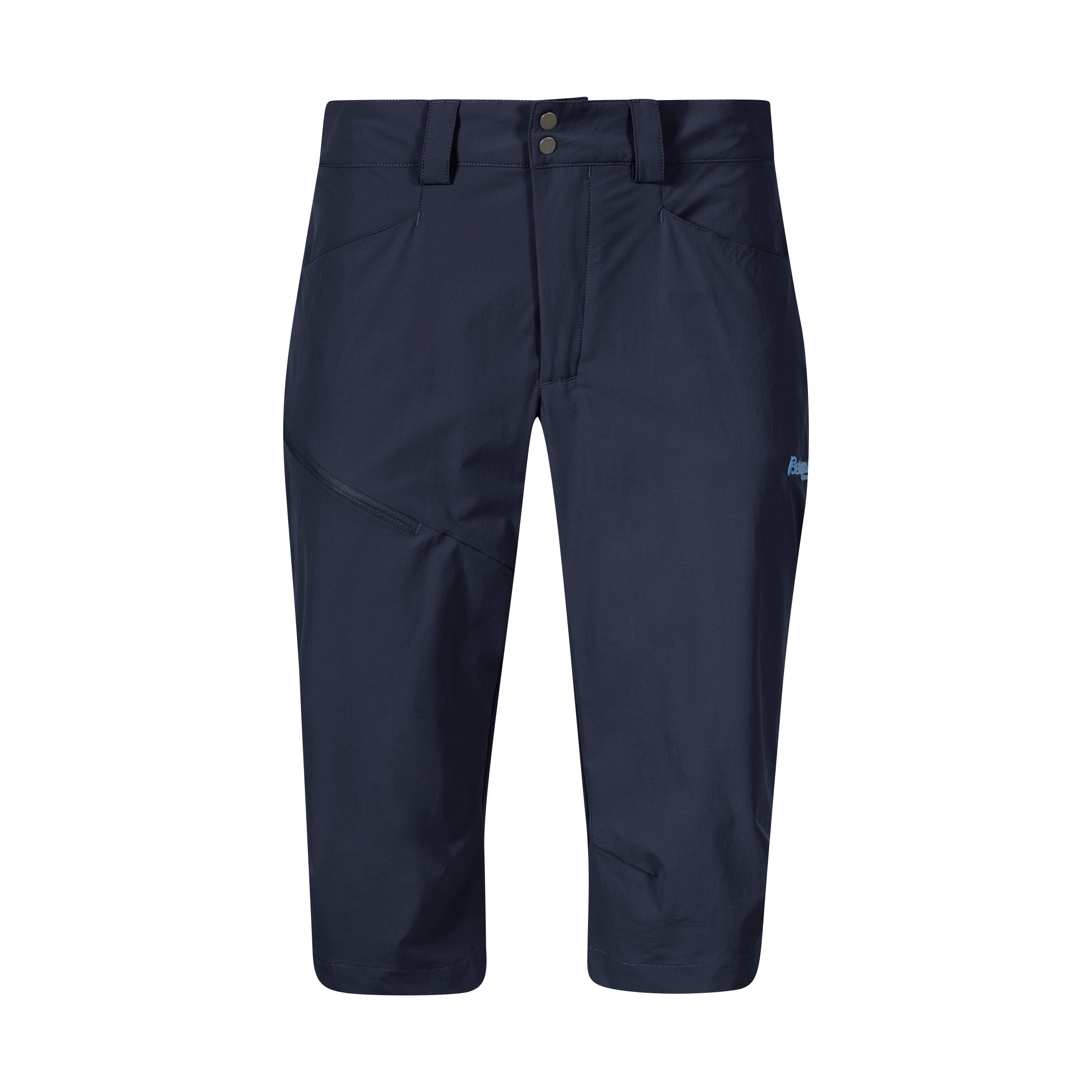 Vandre Light Softshell Long Shorts Women Navy
