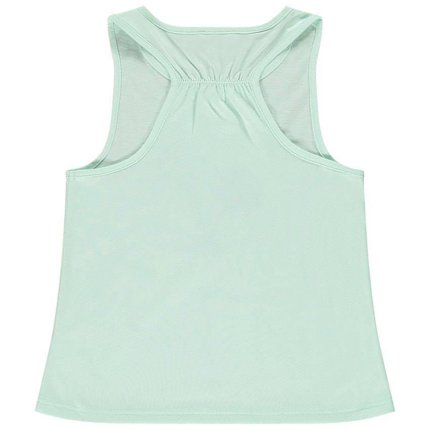 Débardeur fantaisie en jersey pour fille - Vert