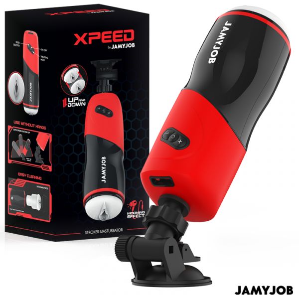 Jamyjob Masturbador Automático de Vagina Xpeed 5 Modos de Impulso e Efeito Som - D-241553