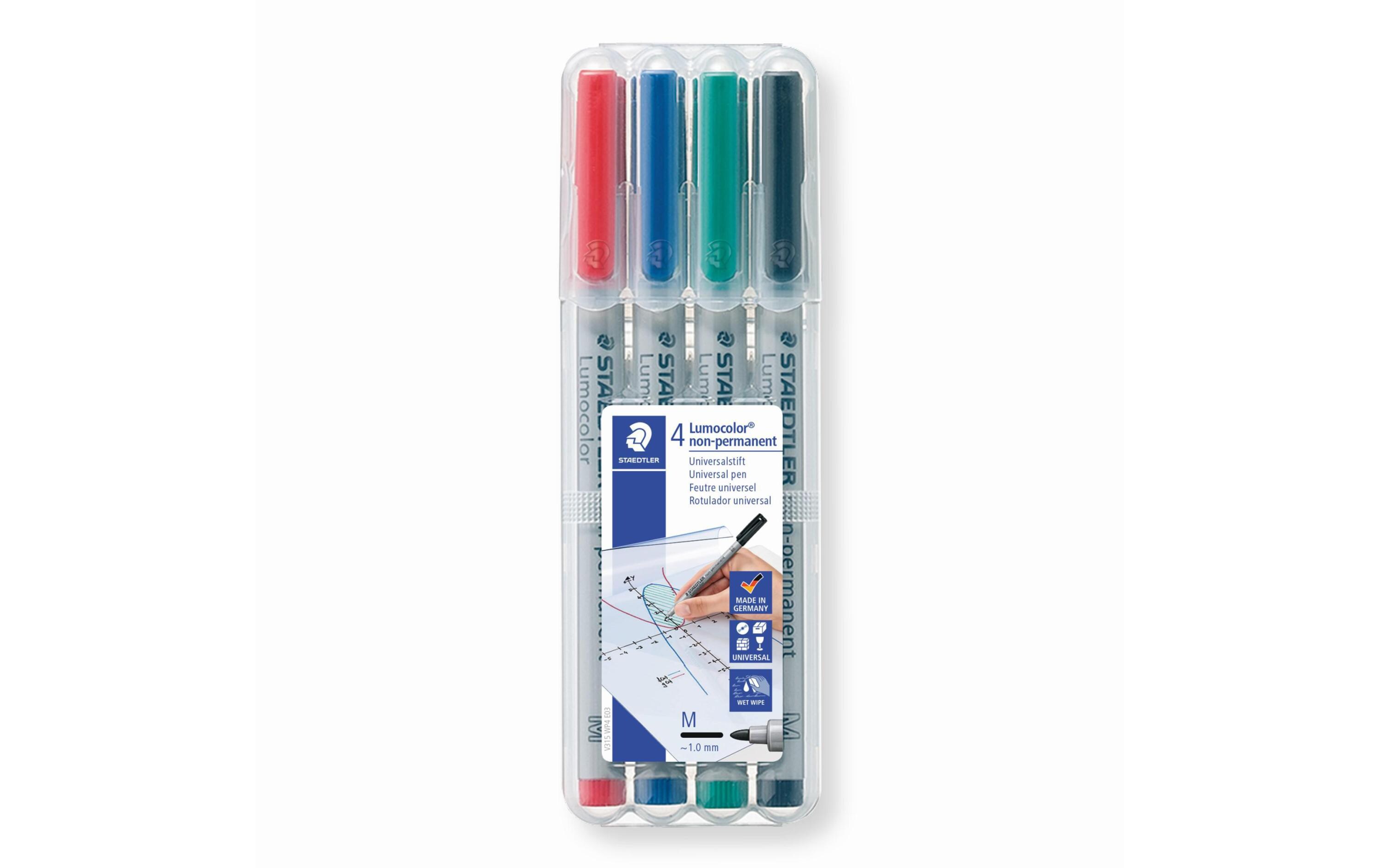 Folienstift Lumocolor 315 M 4er-Set, wasserlöslichFolienstift von Staedtler